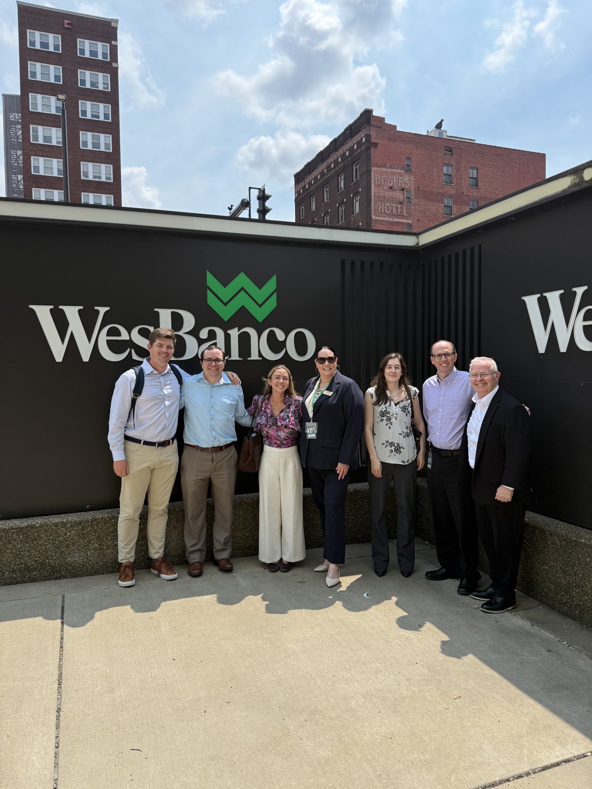 With a partner institution's team in the field